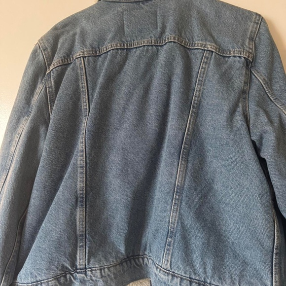 Levi’s Sherpa Denim Jacket Women’s XL - Picture 2 of 4